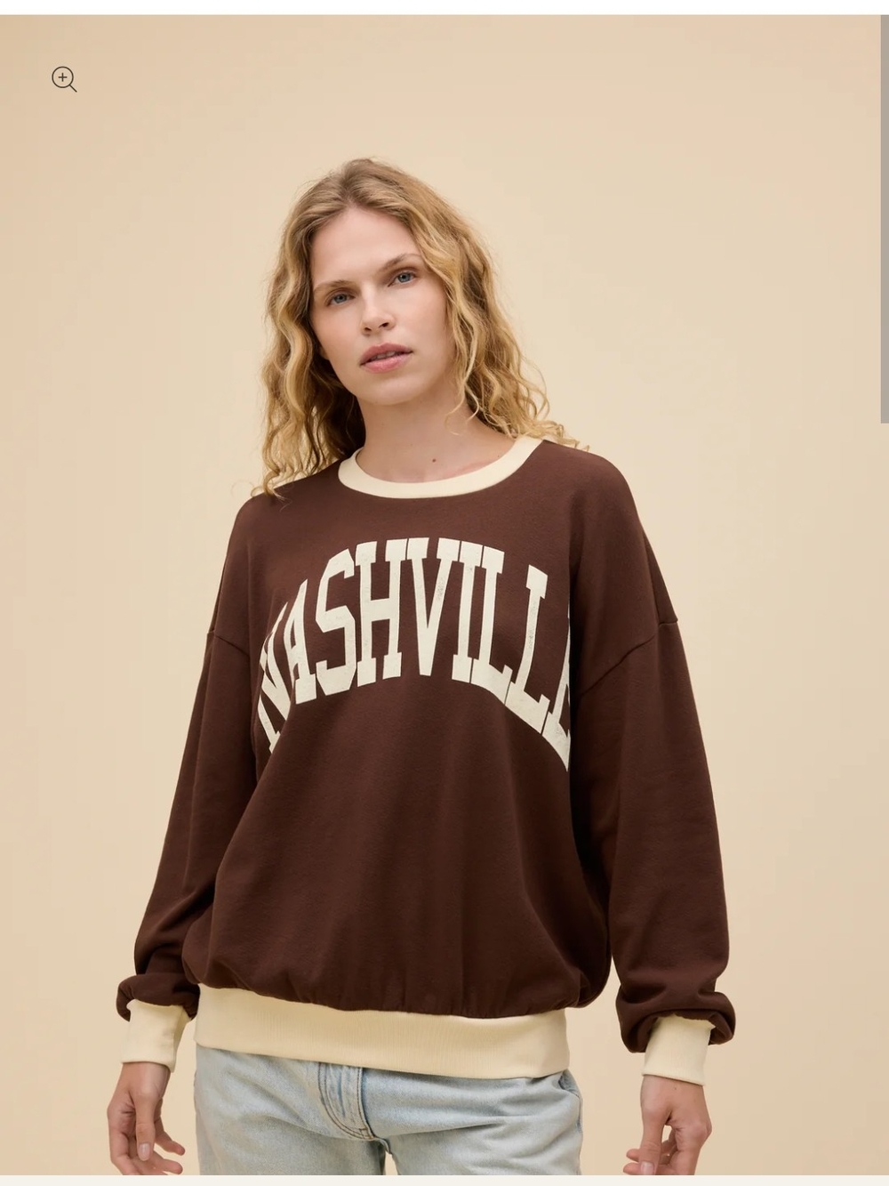 Daydreamer Nashville Graphic Pullover Sweatshirt Size Small
